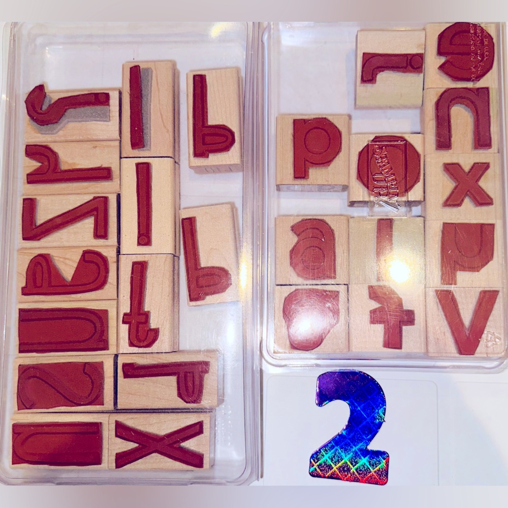 Stampin’ Up! Alphabet Stamp set (Lot 2)